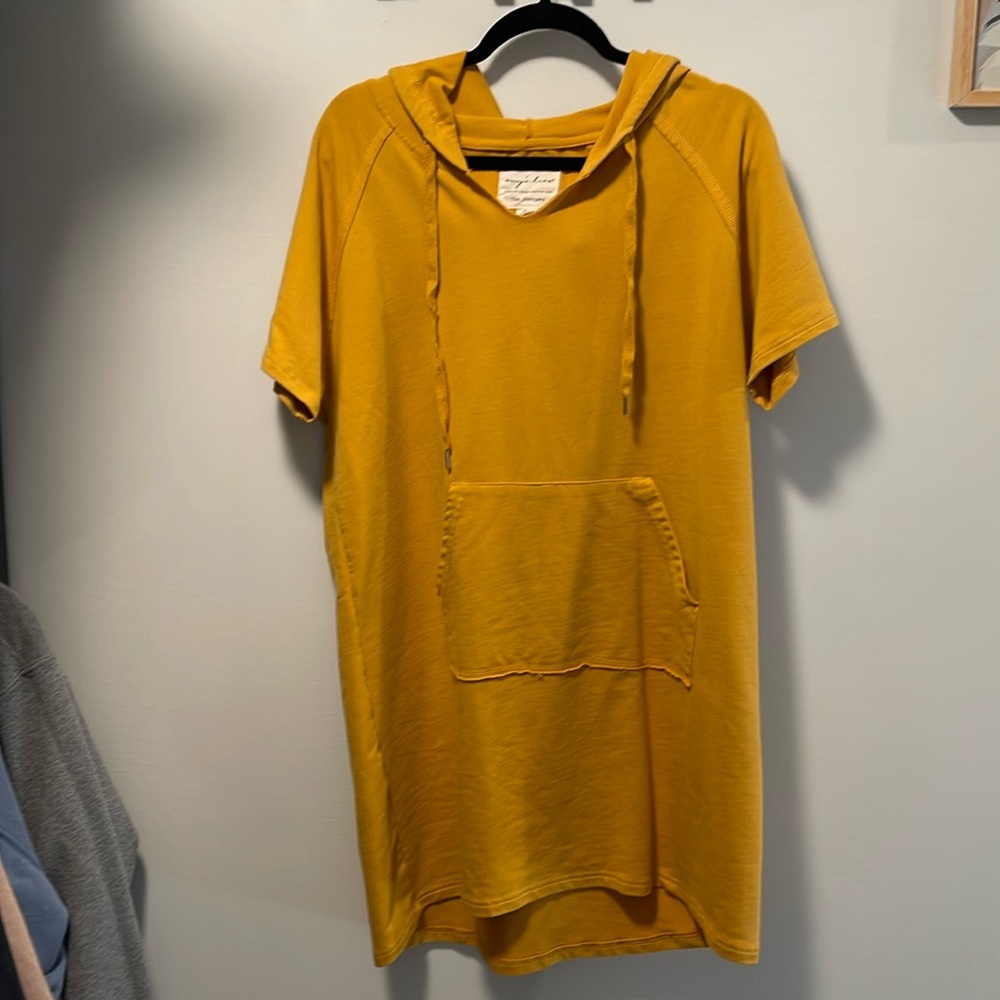 Hooded T-shirt dress size larger XL.